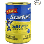 StarKist 4 Pack Solid White Albacore Tuna in Water, 5 oz Cans as low as $4.69 Shipped Free (Reg. $8.53) – FAB Ratings! 920+ 4.7/5 Stars! | $1.17/Can