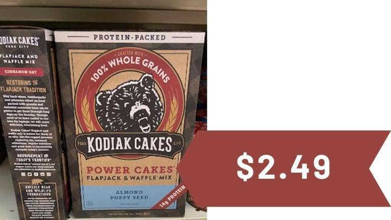 $2.49 Kodiak Cakes Power Waffles & Toaster Buttermilk Pancakes