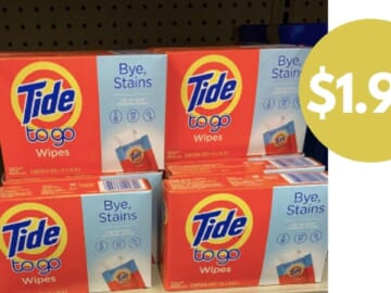 $1.99 Tide To-Go Wipes | Kroger Mega Deal