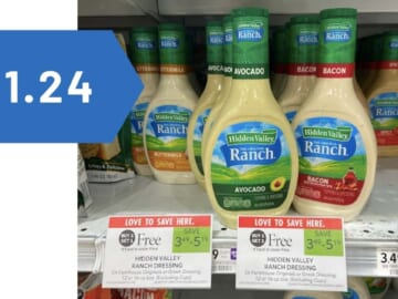 Get Hidden Valley Ranch Dressing for $1.24 at Publix