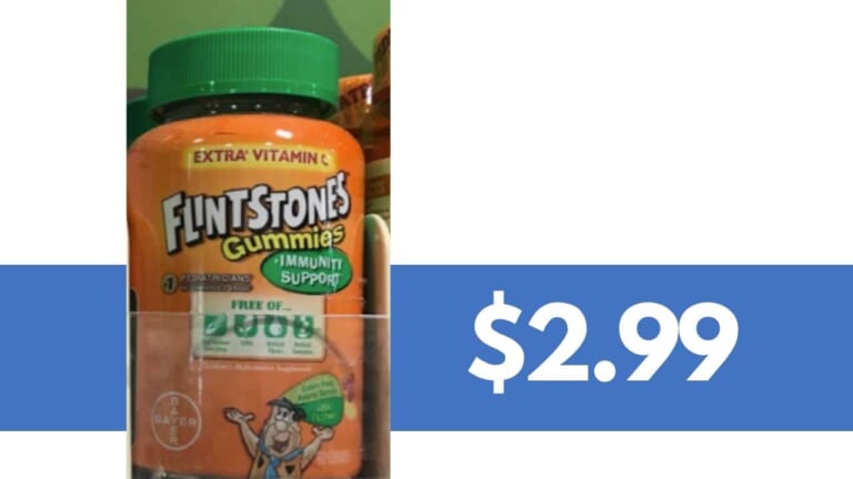 $2.99 Flintstones Vitamins at Publix