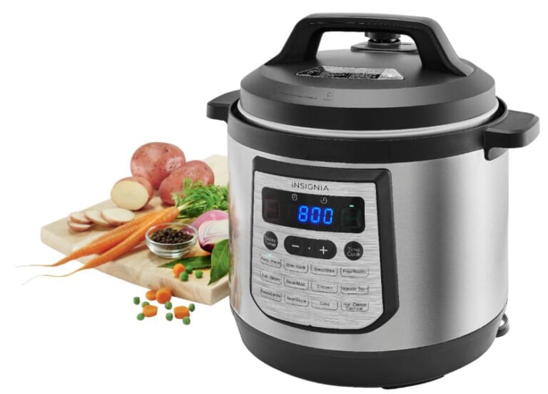 Insignia 8-Quart Pressure Cooker for $39.99 Shipped