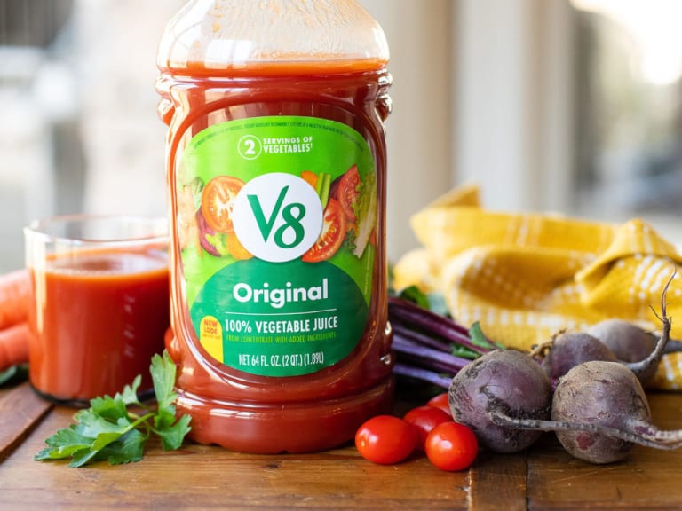 V8 100% Vegetable BIG Bottles Just $2.20 At Publix on I Heart Publix