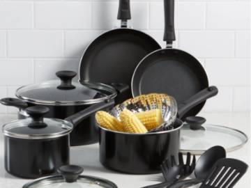 Tools of the Trade Nonstick 13-Pc. Cookware Set $39.99 After Code (Reg. $120) + Free Shipping – 1K+ FAB Ratings!