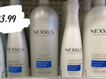 Big $5 off Nexxus eCoupon = Therappe Haircare for $3.99