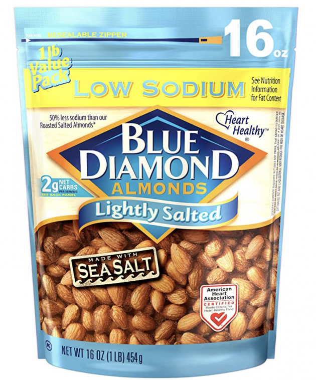 Blue Diamond Almonds Resealable Big Bags for $5 shipped!