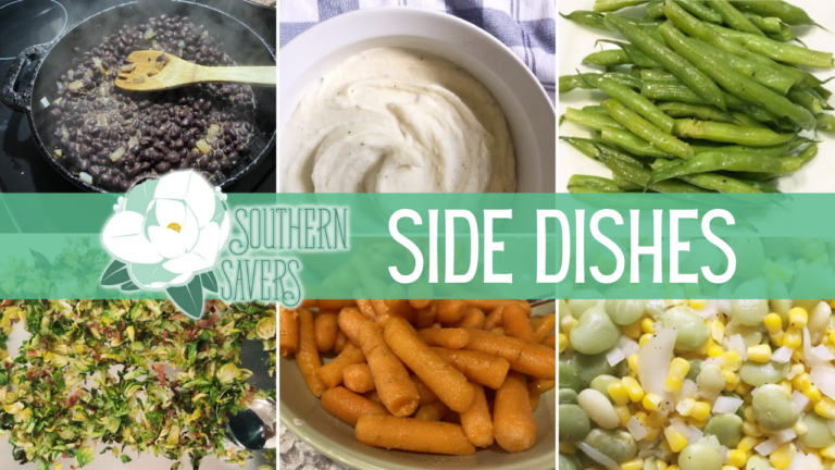 Southern Savers Side Dishes Recipes