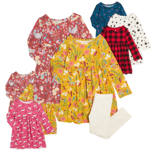 3-Pack Baby & Toddler Girl’s Organic Cotton Dress Sets from $6 (Reg. $13.96+) | $2 Each!