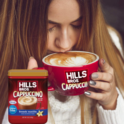 Hills Bros Sugar-Free Decadent French Vanilla Cappuccino Makes 28 Servings as low as $2.18 Shipped Free (Reg. $3.17) – Under 8¢ a Serving