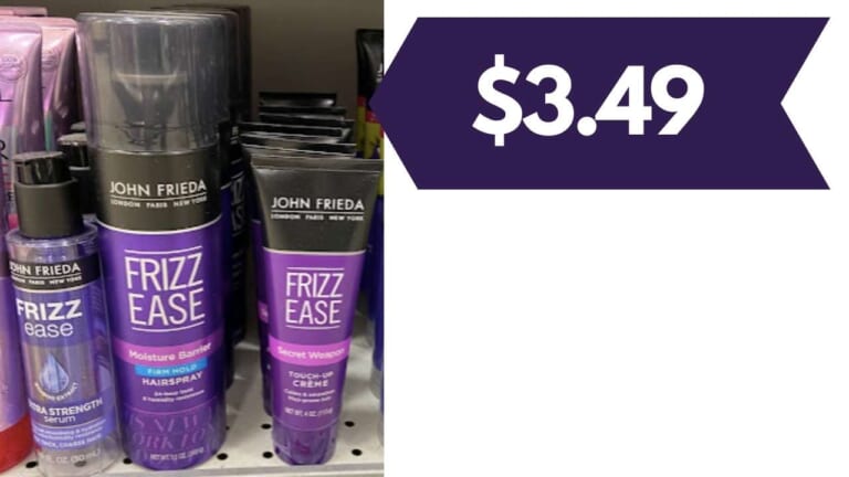 New $2 off John Frieda Coupon | $3.49 Haircare at Kroger