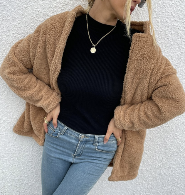 Women’s Fuzzy Jackets for $14.79 + shipping!