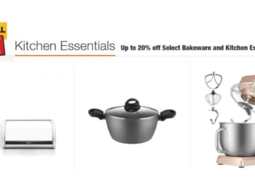 Home Depot | 20% Off Kitchen & Bakeware