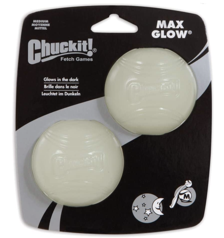 ChuckIt! Max Glow Fetch Ball, 2-Pack just $4.98 shipped!