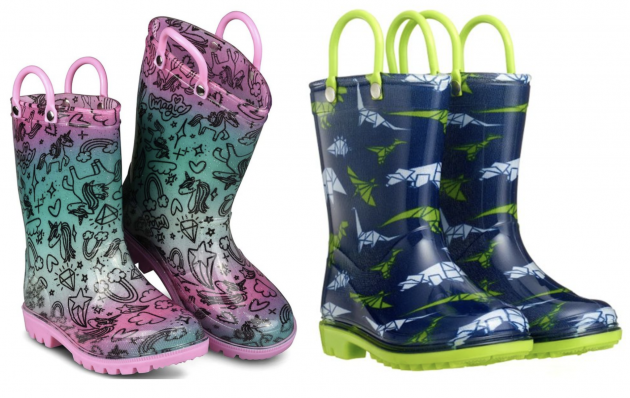 Kid’s Rain Boots as low as $6.99 + shipping!