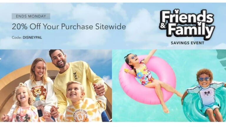 ShopDisney: 20% off Friends & Family Event