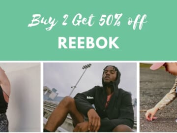 Reebok | 50% Off Purchase Of 2 Items