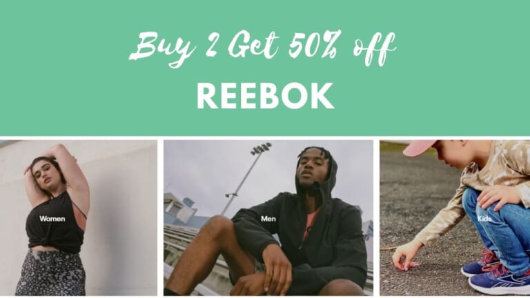 Reebok | 50% Off Purchase Of 2 Items