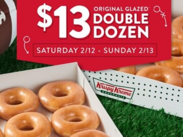 Krispy Kreme | Double Dozen Glazed Donuts for $13