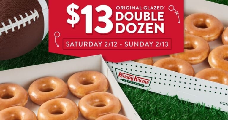 Krispy Kreme | Double Dozen Glazed Donuts for $13