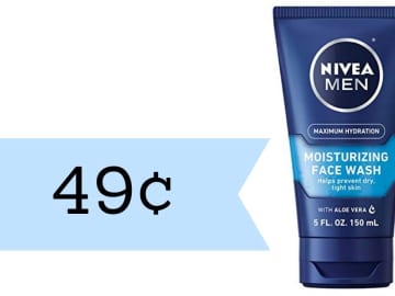 Nivea Stacking Deal | Save 90% on Men’s Moisturizing Face Wash