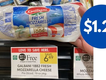 Galbani Cheese Deal = 16 oz. Mozzarella for $1.24