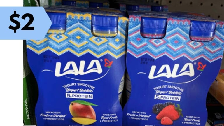 LaLa Yogurt Smoothies 4-Pack for $2