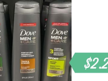 $2.25 Dove Men+Care Body Wash | Walgreens Deal