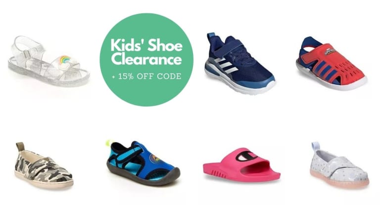 Kohl’s | Kids Shoe Clearance + 15% Off Code