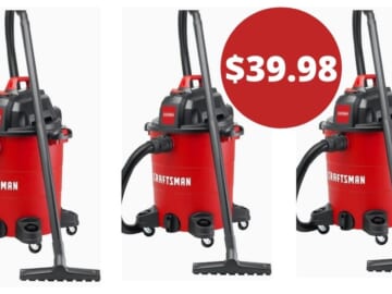 Craftsman 8-Gallon Wet/Dry Shop Vacuum for $39.98