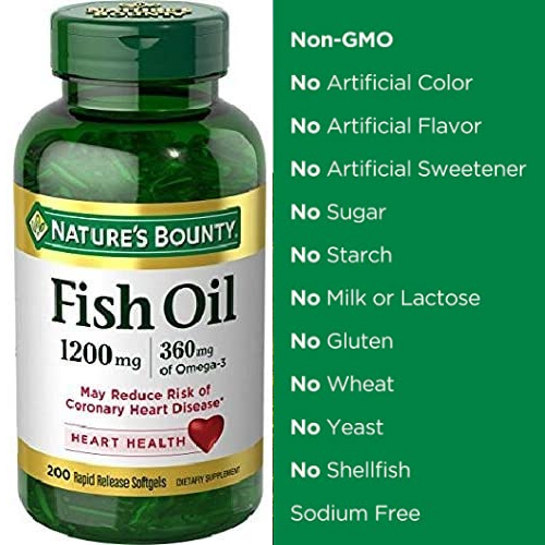 200 Count Fish Oil by Nature’s Bounty, Omega-3 as low as $8.99 Shipped Free (Reg. $17.29) – 43K+ FAB Ratings! | 4¢/Softgel