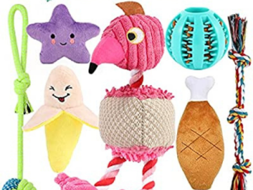 8 Pack of Puppy Toys $10.80 After Code (Reg. $26.99) + Free Shipping – FAB Ratings! | $1.35/Toy