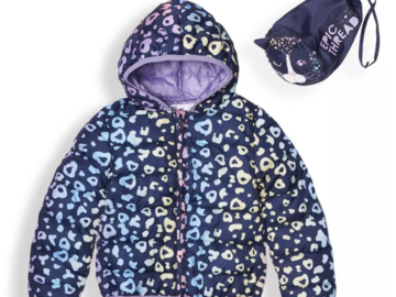 Little Girls’ Water-Resistant Packable Jackets for just $7.96! (Reg. $40)!