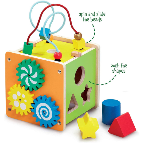 Early Learning Centre Mini Wooden Activity Cube $7.31 (Reg. $14.99) – FAB Ratings! 2,300+ 4.6/5 Stars!