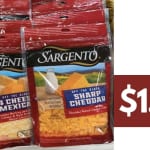 $1.54 Sargento Shredded & Block Cheese | Lowes Foods Deal