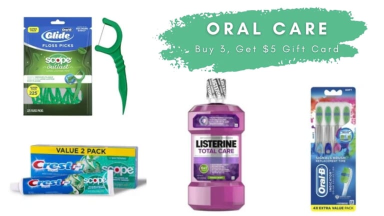 Target | Buy 3 Oral Care Items, Get $5 Back