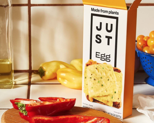 Free JustEgg Plant-Based Folded Egg Product