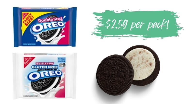 Target | Oreo Cookie Packs $2.59 Each With Stacking Coupons