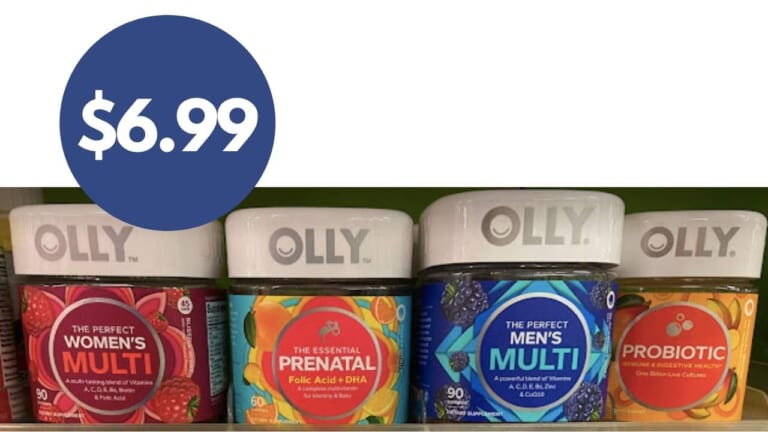 Get Olly Vitamins for $6.99 at Harris Teeter