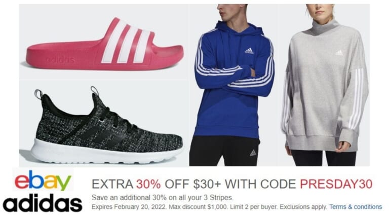 eBay Coupon | 30% Off Adidas Purchase