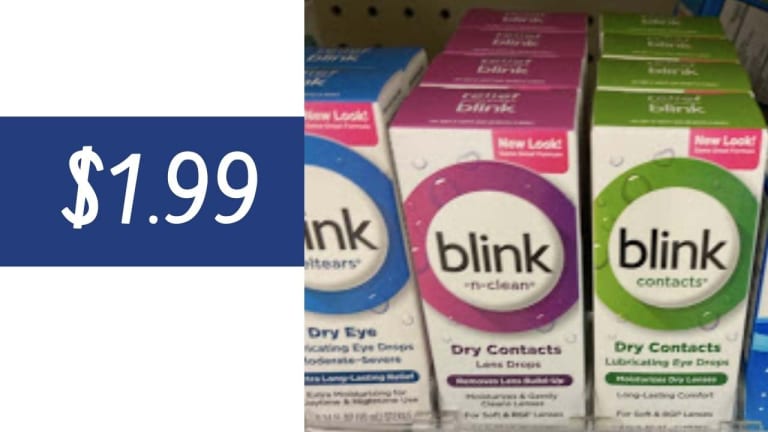 $1.99 Blink Dry Contacts Eye Drops | Walgreens Deal Ends Tomorrow