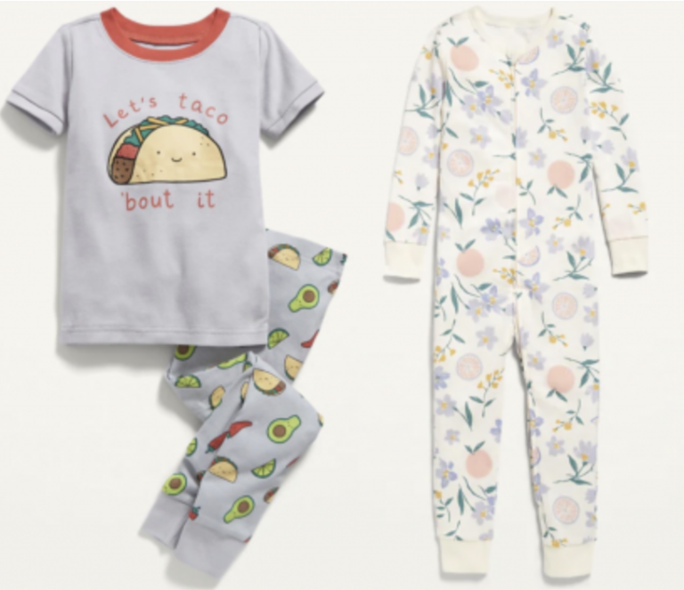 Old Navy Toddler & Baby Pajamas Only $6!