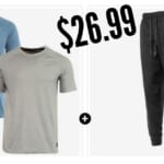 Eddie Bauer 2-Pack Tees + Joggers for $26.99