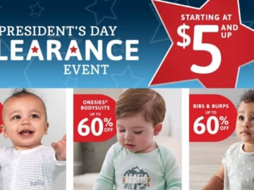 Gerber Childrenswear| Save 60% Sitewide + $5 Doorbusters