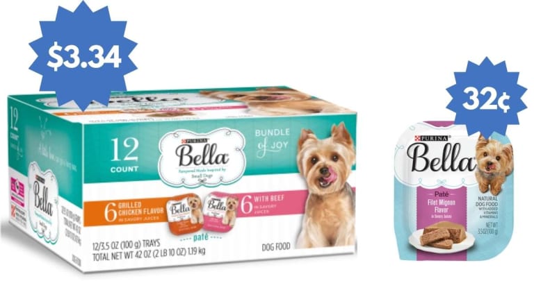 Purina Bella Printable Coupon | Wet Food Trays Starting at 32¢