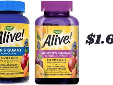 Nature’s Way Deal | $1.67 Multivitamin Gummies