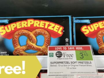 SuperPretzel Stacking Deals | FREE Soft Pretzels at Publix