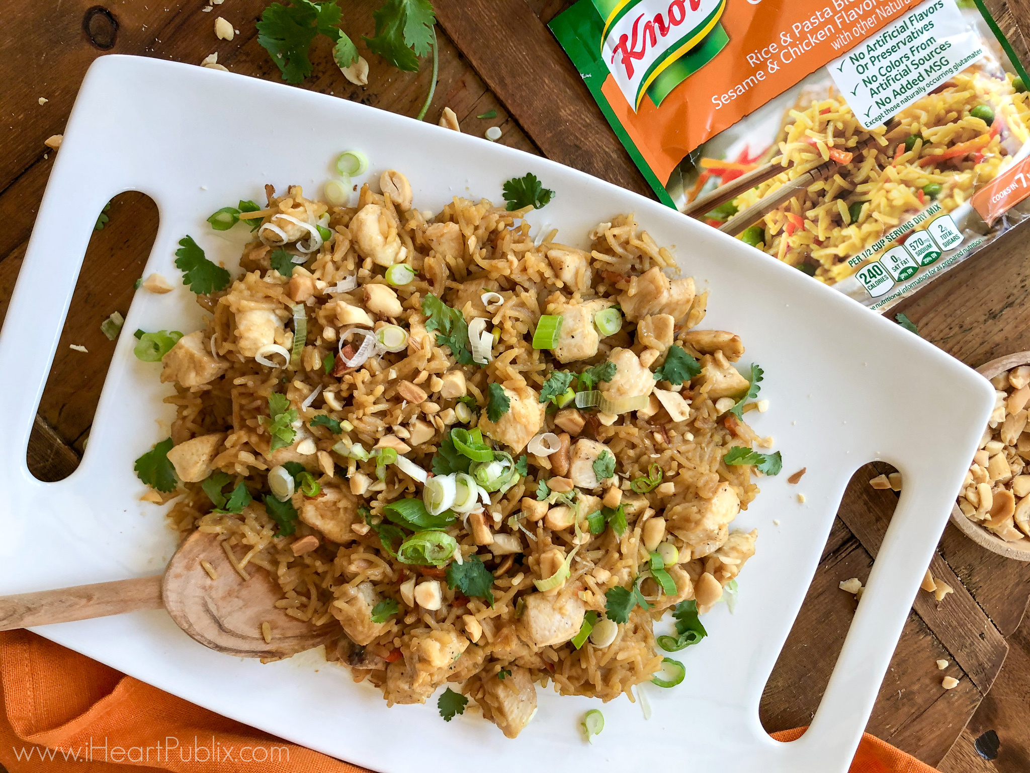 Peanut Chicken Fried Rice on I Heart Publix