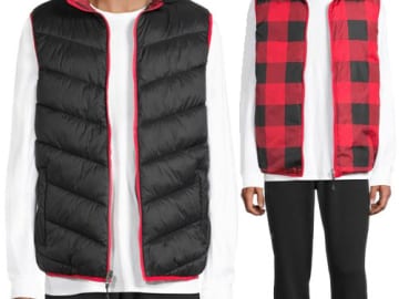 SwissTech Men’s Reversible Puffer Vest $10 (Reg. $16.88) | 4 Colors, S-3XL