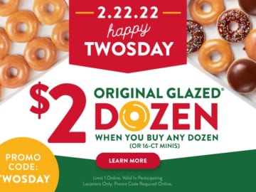 Krispy Kreme | Buy A Dozen Donuts, Get Another Dozen For $2