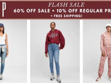 Gap | 60% Off Sale Styles + 10% Off Regular Price + Free Shipping